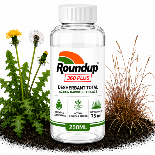 Roundup 360 PLUS - 250ML = 75 M²
